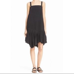 NWOT Tibi Pleated Silk Sheath Dress